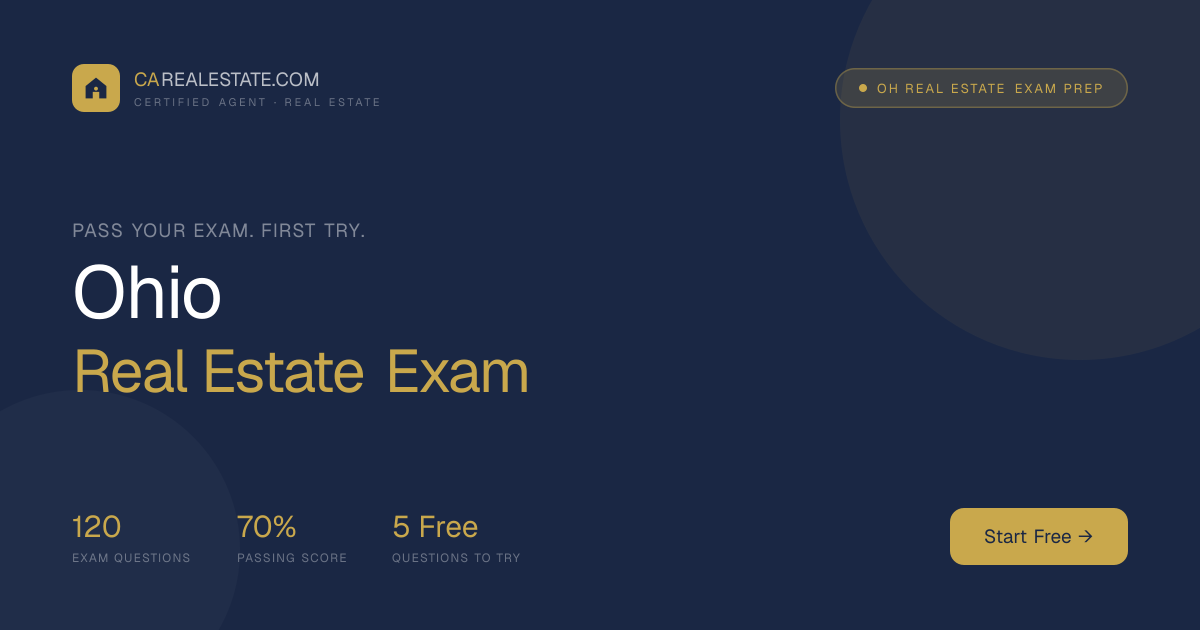 Ohio Real Estate Exam Prep 2026: Study Guide, Questions & Mock Exam ...